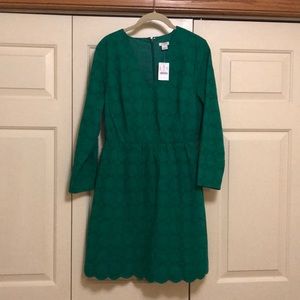 J Crew V Neck lace dress